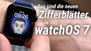 watchOS 7 Das sind die neuen Zifferblätter [upl. by Aidnyc]