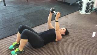 Supine Pullover for Core Activation and Shoulder Mobility [upl. by Nalani]