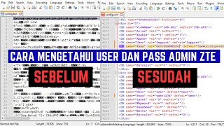 CARA MENGETAHUI USERNAME DAN PASSWORD ADMIN UNTUK ZTE F609 DAN ZTE F660 [upl. by Annoit420]