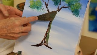 How to Use a Palette Knife  Acrylic Painting [upl. by Andriette745]