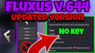 NEW FLUXUS EXECUTOR V644 Latest Updated Version for Mobile Android Pc and IOS [upl. by Bergman]