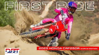 2025 Honda CRF250R Works Edition First Impression  Dirt Bike Test [upl. by Merna205]