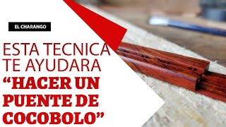 ESTA TECNICA TE AYUDARA quot COMO HACER UN PUENTE DE UN TROCITO DE COCOBOLOquot [upl. by Ahsatam]