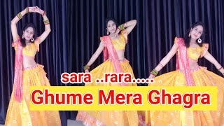 Sara rara Ghume Re Ghume Mera Ghagraघूमे रे मेरा घाघराGhagra Song DanceRajputi Wedding Dance [upl. by Akelahs]