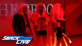 The New Day dress as The Brood in an Attitude Era Halloween tribute SmackDown LIVE Oct 30 2018 [upl. by Wiley]