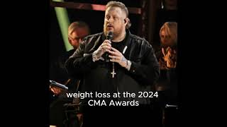 🎤 Jelly Roll Shows Off 120lb Weight Loss at CMA Awards 2024 🌟 [upl. by Ahsinek]