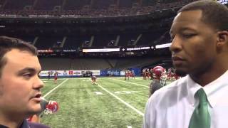 Former LSU QB firstyear Southern Lab coach Marcus Randall returns to Superdome [upl. by Narot]