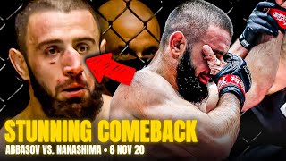 RIDICULOUS COMEBACK 😳 Kiamrian Abbasov vs James Nakashima [upl. by Head89]