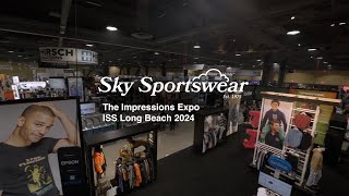 Latest Apparel Trends for 2024 at ISS Expo Long Beach  Impressions Trade show with Sky Sportswear [upl. by Yetak320]