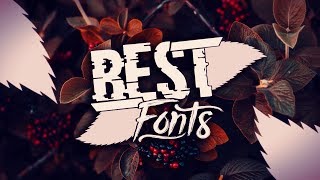 TOP 10  BEST Fonts for Photoshop 2019 [upl. by Grae812]