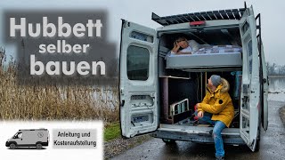 How to Hubbett selber bauen für deinen Kastenwagen  Ducato  Jumper  Boxer [upl. by Ashatan172]