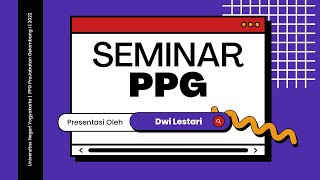 PRESENTASI SEMINAR PPG ppgprajabatan [upl. by Ennahgiel225]