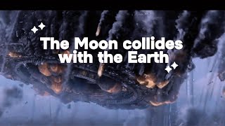 The Moon collides with the Earth  The Wandering Earth 2 Movie Recap [upl. by Jerad]