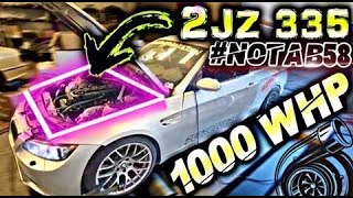 2JZ BMW 335i Gets Tuned 1000 WHP ThreeDirty5 HPA [upl. by Werna]