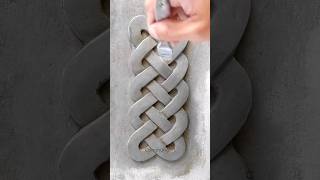 Wonderful cement Celtic knot sculpture [upl. by Gombach905]