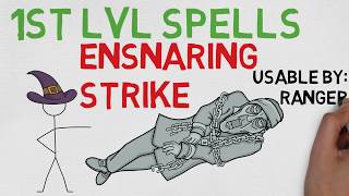 1ST LEVEL SPELL 31 Ensnaring Strike 5E [upl. by Charron]