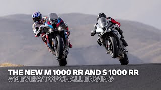 The NEW BMW M 1000 RR and BMW S 1000 RR  NeverStopChallenging [upl. by Scutt]