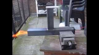 Pellet project 2015 Part 1 the burner test [upl. by Vincenta]