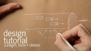 Architectural Design Process  Form Orientation and Sunlight [upl. by Lucey]