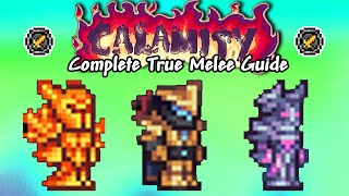 COMPLETE True Melee Progression Guide for Calamity 20 Terraria 14 [upl. by Htidra703]