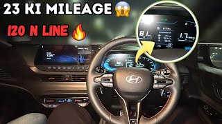 Hyundai i20 N Line Mileage Test On Highway  Shocking Results 😱 [upl. by Leinahtan]