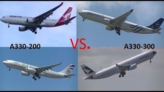 Aircraft Showdown A330200 VS A330 300 [upl. by Lleihsad]