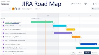 Jira RoadMap for Project [upl. by Ahsila616]