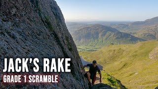 Jacks Rake Scramble  Pavey Ark  Lake District [upl. by Norrie]