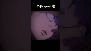 Yuji is faster than flash💀🙏 anime yujiitadori jujutsukaisen gojo [upl. by Mayman]