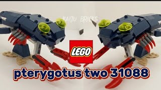 Lego alternative build pterygotus with two 31088 kaiju lego battle legodinosaurs [upl. by Arad802]