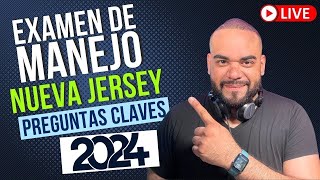 EXAMEN TEORICO DE MANEJO NEW JERSEY 2024 I Aprobarás con estas preguntas [upl. by Airetal410]