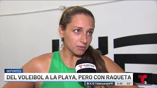 Elimari Escalante de no gustarle el tenis playa a ser de las mejores del mundo [upl. by Hoopes]