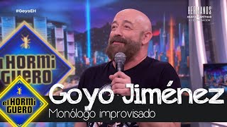 Goyo Jiménez improvisa un monólogo con una espectadora del público  El Hormiguero [upl. by Ynehteb]