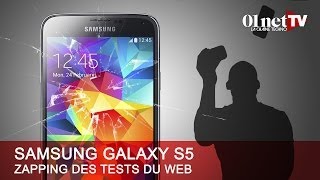 Samsung Galaxy S5  zapping des crashtests du web [upl. by Scotney978]