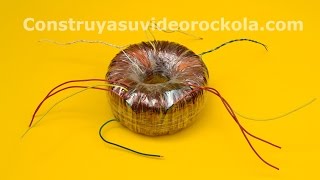 Calculation and homemade construction of a Toroidal Transformer [upl. by Littman]