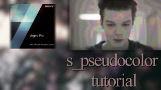 spseudocolor tutorial  sony vegas [upl. by Eirrot]