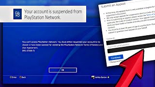 HOW TO GET UNSUSPENDED FROM PLAYSTATION NETWORK 2021 [upl. by Fidelis]