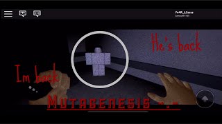 Back to mutagenesis  Roblox mutagenisis [upl. by Shultz439]