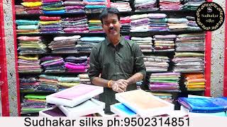 ASHADAM OFFER SAREES  LIGHT WEIGHT PATTU SAREES  SUDHAKAR SILKS [upl. by Ardried168]