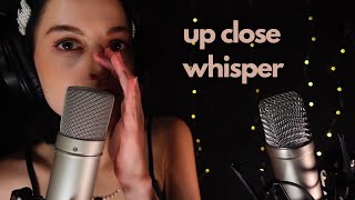 ASMR BREATHY YOUR FAVORITE TRIGGER WORDS 💗  UPCLOSE  CLICKY  10k celebration🥳 [upl. by Elianore]