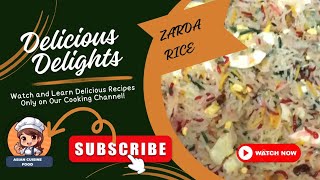 Zarda Rice Recipe  Sweet Chawal  شادیوں والا دیگی زردہ  Degi Style Zarda by Asiancuisinefood [upl. by Gerita]