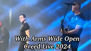 Creed  With Arms Wide Open Live Concert in Greenbay Wisconsin 2024 [upl. by Ile]