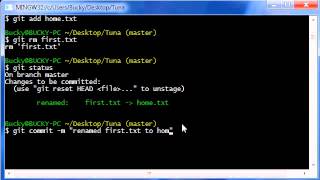 Git Tutorial  11  How to Move and Rename Files [upl. by Joye]