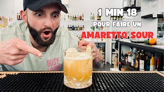 Comment faire un Amaretto Sour  Recette cocktail [upl. by Laurentium]