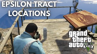 GTA 5  All 10 EPSILON PROGRAM TRACT LOCATIONS Secret Side Mission [upl. by Towbin772]