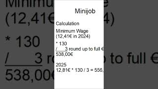 The Minijob  tax free job workingingermany [upl. by Haibot]