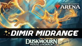 🔵⚫️DIMIR MIDRANGE BO1  Duskmourn  MTGDuskmourn  MTG Arena  Magic The Gathering [upl. by Acinnod]