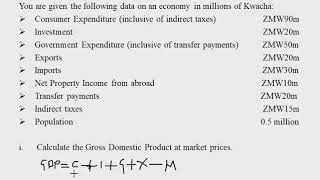 Business Activities  Calculating GDP [upl. by Derry929]