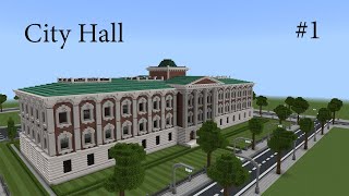 Lets Build A city Ep 1 city Hall  Minecraft Speed Build [upl. by Mart]