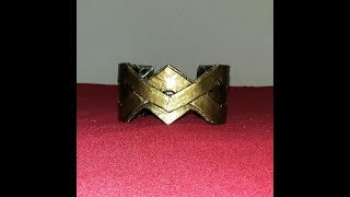 COMO HACER EL BRAZALETE DE WONDER WOMAN [upl. by Michaela]